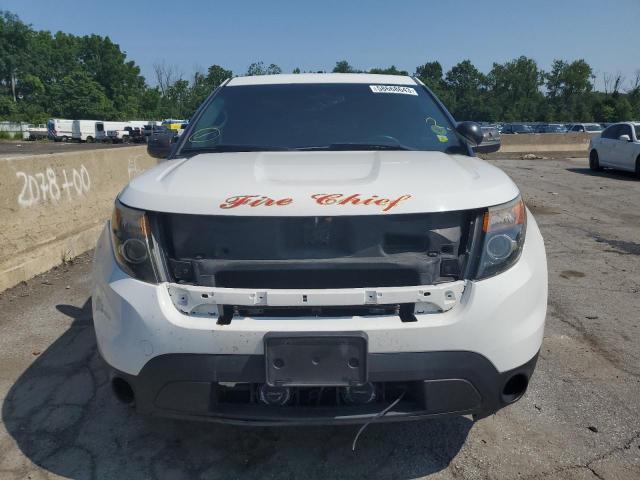 1FM5K8ARXFGC16610 - 2015 FORD EXPLORER POLICE INTERCEPTOR WHITE photo 5