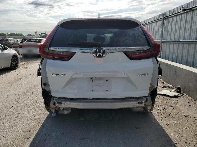 2HKRW2H59LH695393 - 2020 HONDA CR-V EX WHITE photo 6