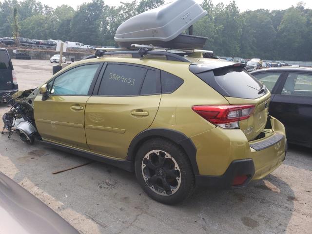 JF2GTAPC6MH290653 - 2021 SUBARU CROSSTREK PREMIUM YELLOW photo 2