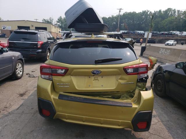 JF2GTAPC6MH290653 - 2021 SUBARU CROSSTREK PREMIUM YELLOW photo 6