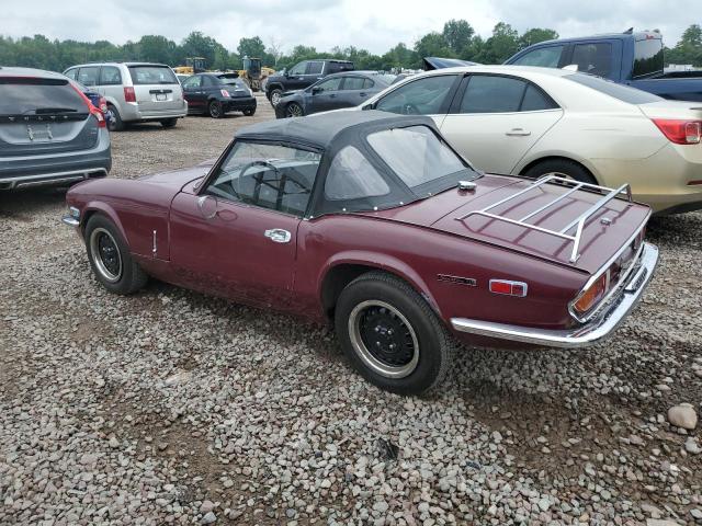 FK6740L - 1971 TRIUMPH CAR SPITFIRE MAROON photo 2