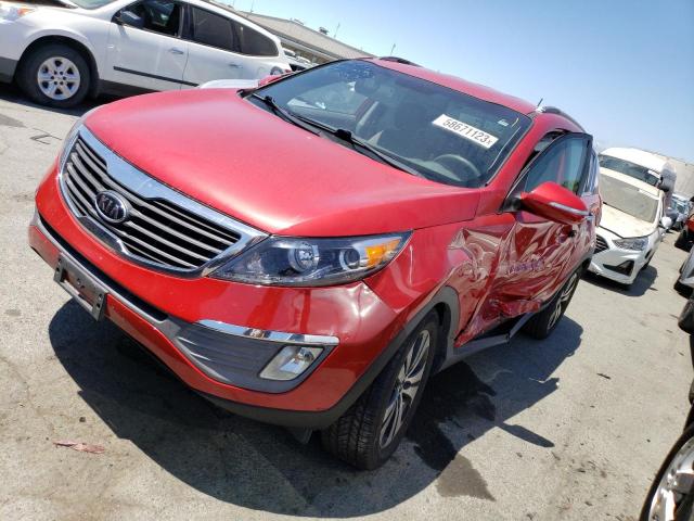 KNDPC3A21C7181872 - 2012 KIA SPORTAGE EX RED photo 1