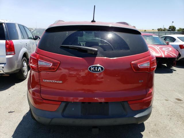 KNDPC3A21C7181872 - 2012 KIA SPORTAGE EX RED photo 6