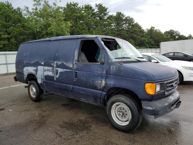 1FTSS34L76DA54499 - 2006 FORD ECONOLINE E350 SUPER DUTY VAN BLUE photo 4