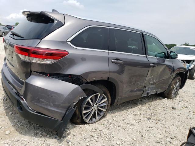 5TDJZRFH0KS585416 - 2019 TOYOTA HIGHLANDER SE GRAY photo 3