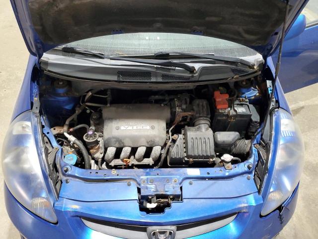 JHMGD38607S062170 - 2007 HONDA FIT S 蓝色 照片 12
