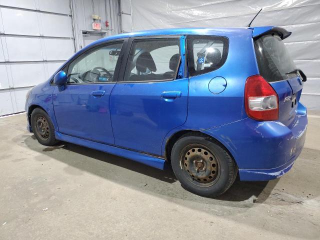 JHMGD38607S062170 - 2007 HONDA FIT S 蓝色 照片 2