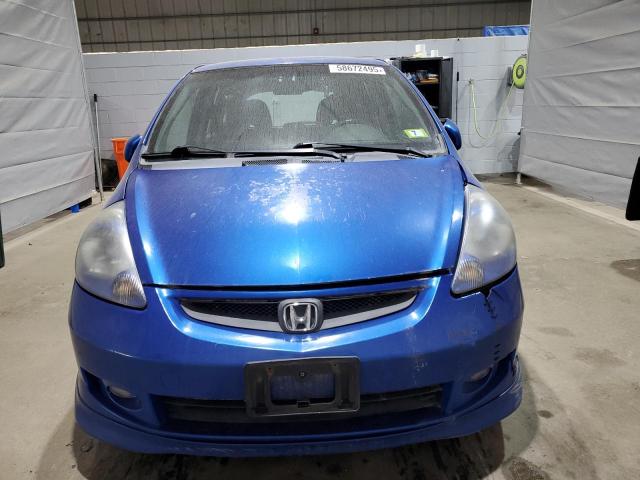 JHMGD38607S062170 - 2007 HONDA FIT S 蓝色 照片 5