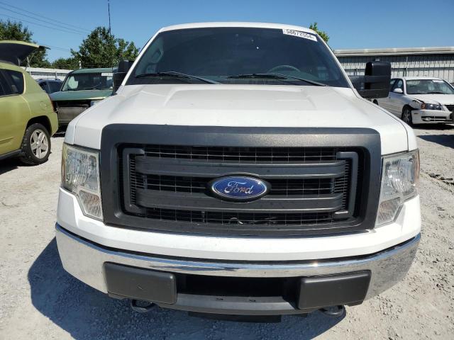 1FTFX1EF6EFB63040 - 2014 FORD F150 SUPER CAB WHITE photo 5