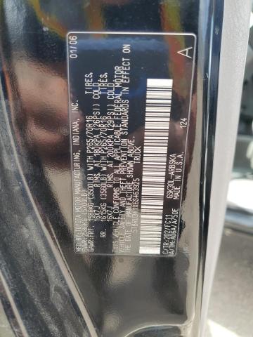 5TBRU341X6S463925 - 2006 TOYOTA TUNDRA ACCESS CAB SR5 BLACK photo 12