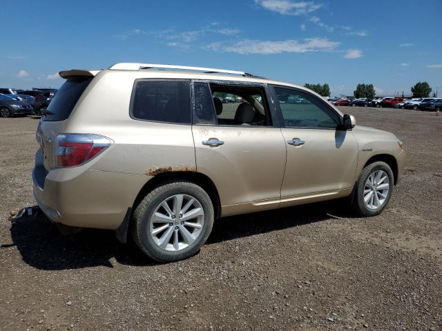 JTEEW44A782002242 - 2008 TOYOTA HIGHLANDER HYBRID LIMITED GOLD photo 3