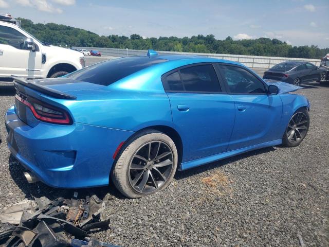 2C3CDXGJ2JH290154 - 2018 DODGE CHARGER R/T 392 BLUE photo 3