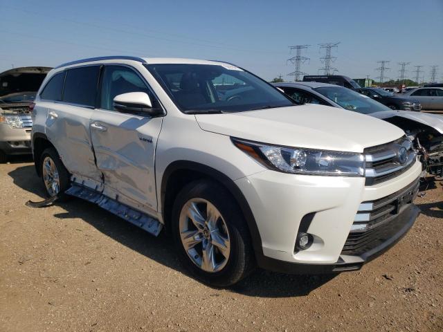 5TDDGRFH6KS062906 - 2019 TOYOTA HIGHLANDER HYBRID LIMITED WHITE photo 4