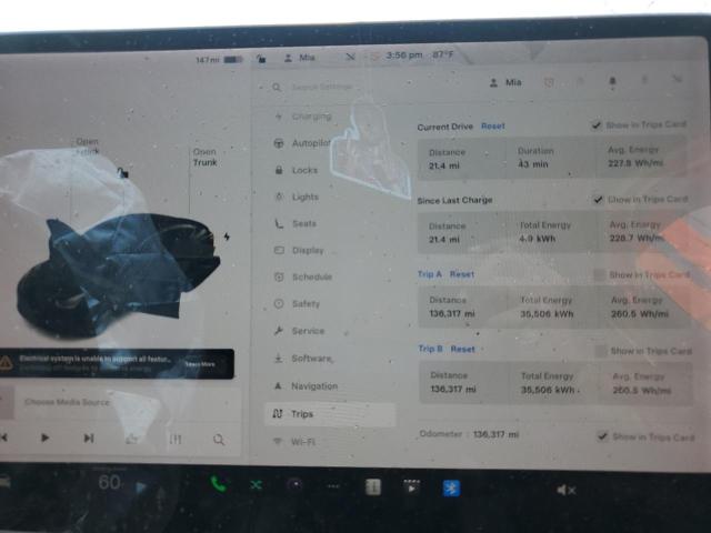 5YJ3E1EA8JF172141 - 2018 TESLA MODEL 3 BLACK photo 9