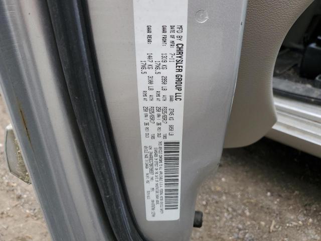 2A4RR8DG7BR798597 - 2011 CHRYSLER TOWN & COU TOURING L SILVER photo 14