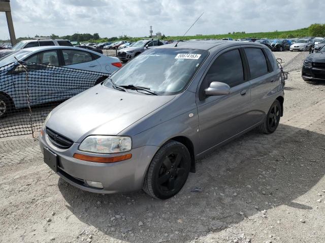 KL1TD66658B252026 - 2008 CHEVROLET AVEO BASE CHARCOAL photo 1
