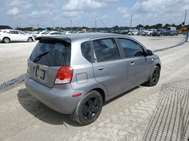 KL1TD66658B252026 - 2008 CHEVROLET AVEO BASE CHARCOAL photo 3