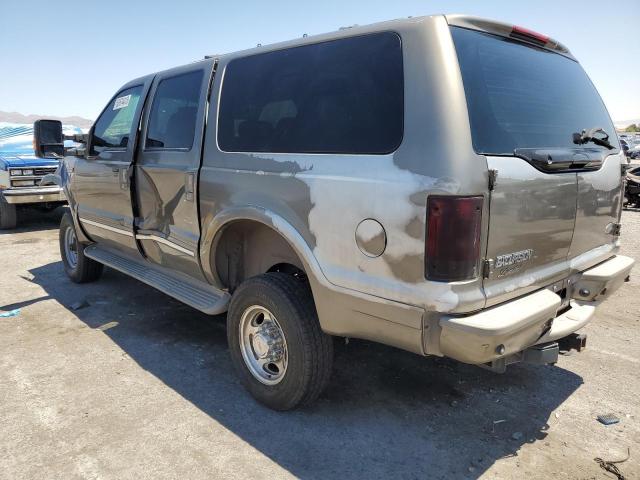 1FMSU43F12ED63932 - 2002 FORD EXCURSION LIMITED TAN photo 2