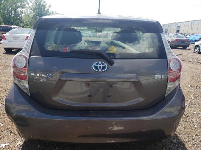 JTDKDTB32E1575059 - 2014 TOYOTA PRIUS C GRAY photo 6