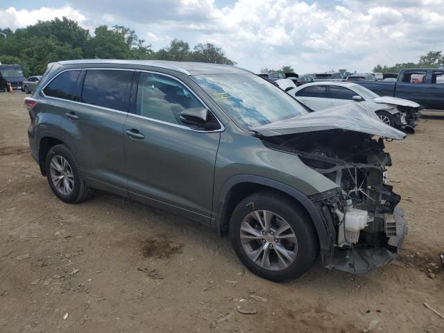 5TDJKRFH5FS142155 - 2015 TOYOTA HIGHLANDER XLE Yaşıl foto 4