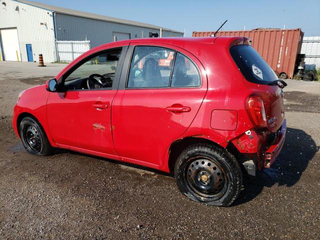 3N1CK3CP5FL257414 - 2015 NISSAN MICRA RED photo 2