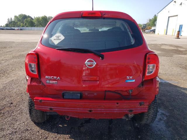 3N1CK3CP5FL257414 - 2015 NISSAN MICRA RED photo 6