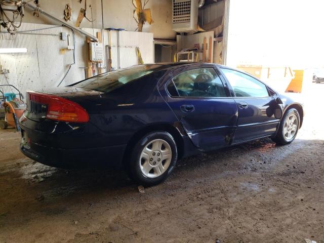 2B3HD46R02H111183 - 2002 DODGE INTREPID SE BLUE photo 3