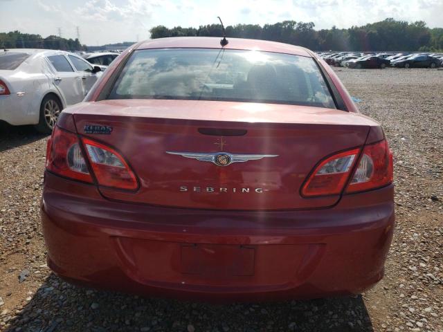 1C3LC46K47N679583 - 2007 CHRYSLER SEBRING RED photo 6