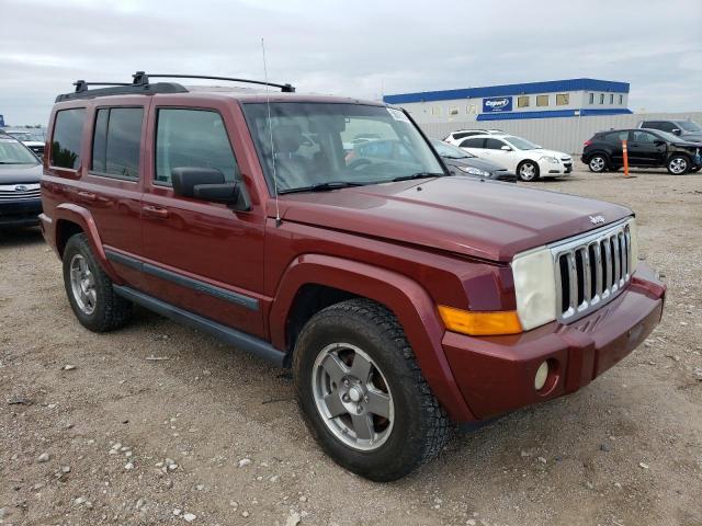 1J8HG48K37C676021 - 2007 JEEP COMMANDER BURGUNDY photo 4