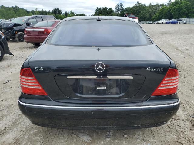 WDBNG83J76A482343 - 2006 MERCEDES-BENZ S 430 4MATIC BLACK photo 6