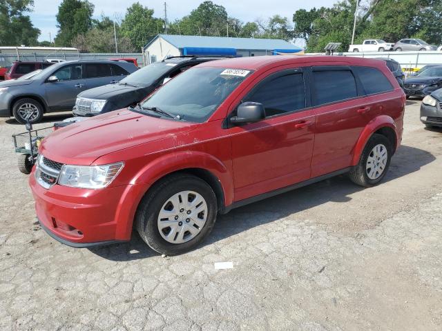 3C4PDCAB7ET245859 - 2014 DODGE JOURNEY SE RED photo 1