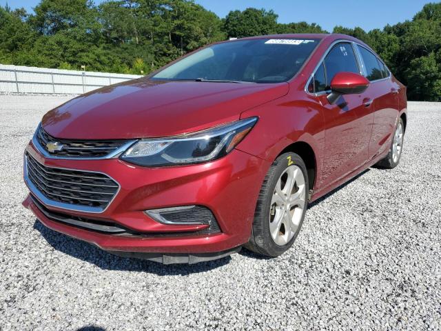 1G1BF5SM2H7185118 - 2017 CHEVROLET CRUZE PREMIER RED photo 1