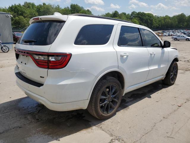 1C4RDJDG7JC438698 - 2018 DODGE DURANGO GT WHITE photo 3