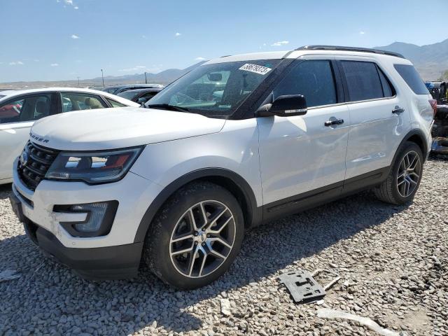 1FM5K8GT9HGA99432 - 2017 FORD EXPLORER SPORT WHITE photo 1