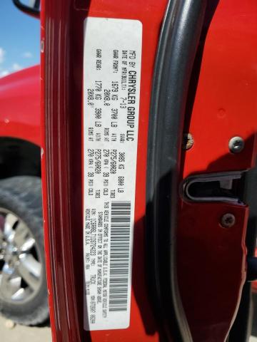 1C6RR6LT1DS724223 - 2013 RAM 1500 SLT RED photo 12