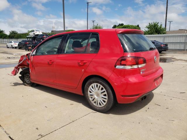 WVWDA7AJ4BW246676 - 2011 VOLKSWAGEN GOLF RED photo 2