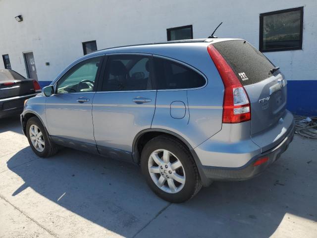 JHLRE48758C025636 - 2008 HONDA CR-V EXL BLUE photo 2