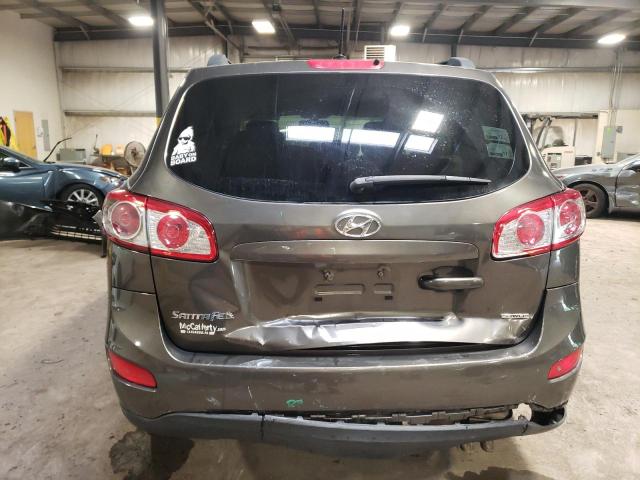 5XYZGDAB3CG149947 - 2012 HYUNDAI SANTA FE GLS GRAY photo 6