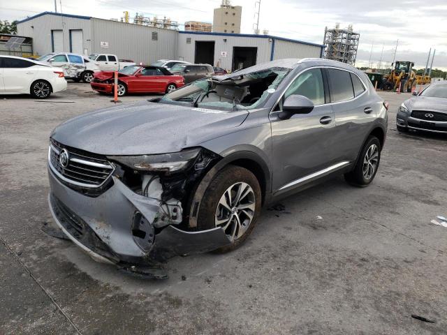 LRBFZNR49ND065723 - 2022 BUICK ENVISION ESSENCE GRAY photo 1