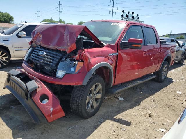 1FTFW1EF4CKD78973 - 2012 FORD F150 SUPERCREW RED photo 1