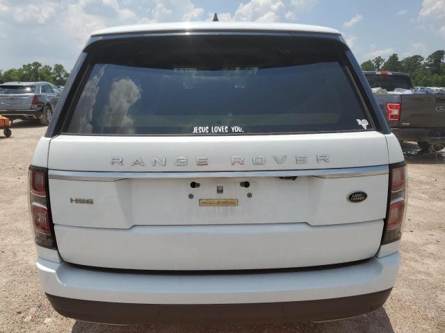 SALGS2SV3JA508853 - 2018 LAND ROVER RANGE ROVE HSE WHITE photo 6