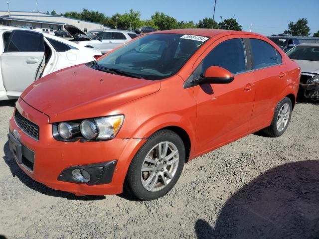 1G1JC5SG3D4147813 - 2013 CHEVROLET SONIC LT ORANGE photo 1