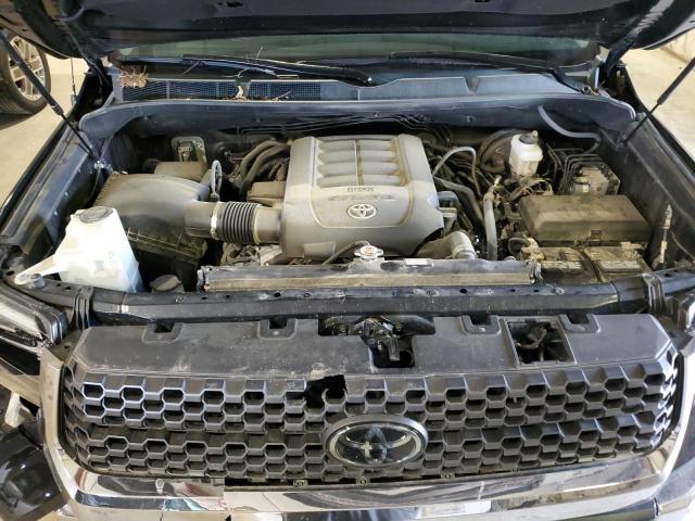 5TFUW5F13JX759408 - 2018 TOYOTA TUNDRA DOUBLE CAB SR/SR5 BLACK photo 11