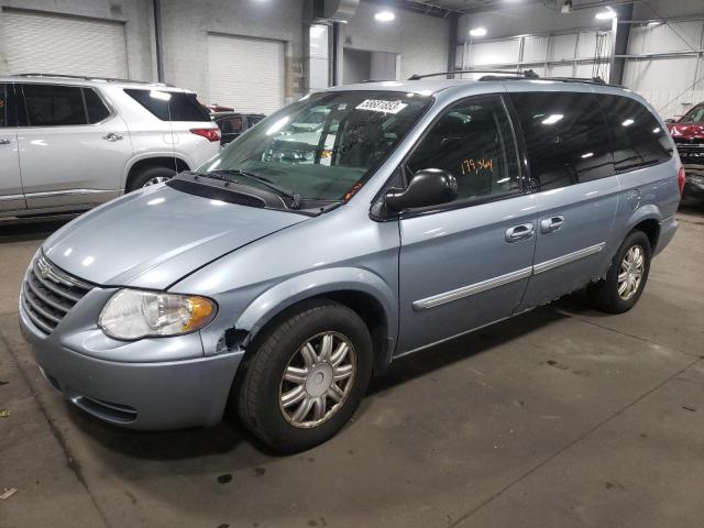 2C4GP54L05R535080 - 2005 CHRYSLER TOWN & COU TOURING Mavi foto 1