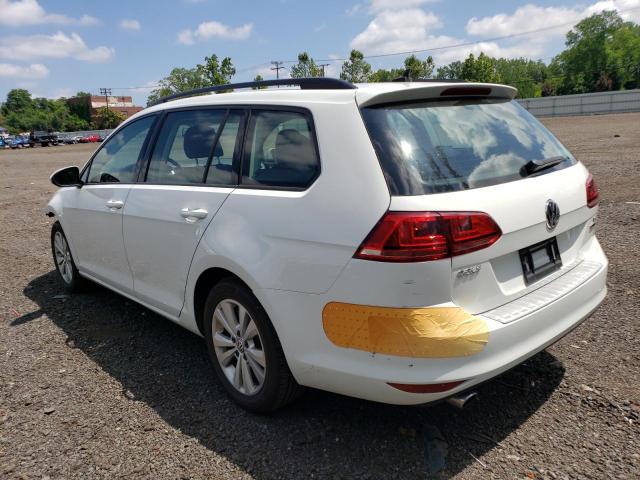 3VW017AU6HM541597 - 2017 VOLKSWAGEN GOLF SPORT S WHITE photo 2