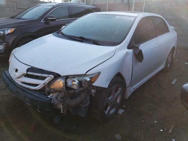 2T1BU4EE4BC609092 - 2011 TOYOTA COROLLA BASE WHITE photo 1