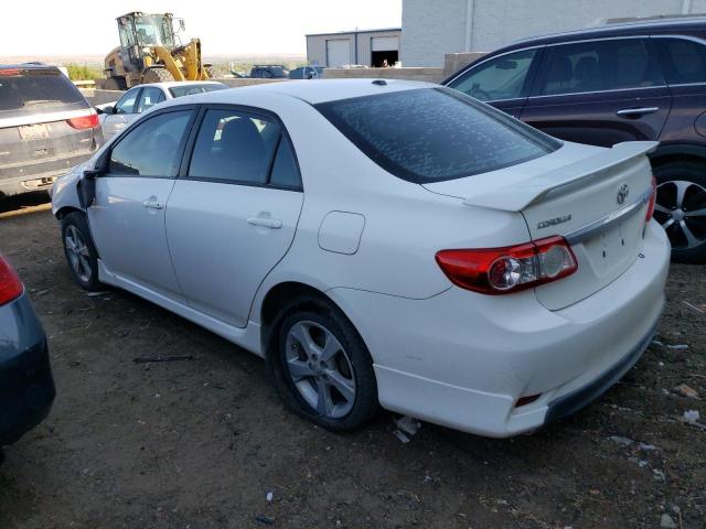 2T1BU4EE4BC609092 - 2011 TOYOTA COROLLA BASE WHITE photo 2