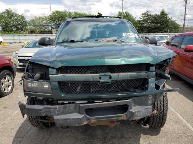 3GNGK23G63G229688 - 2003 CHEVROLET AVALANCHE K2500 GREEN photo 5