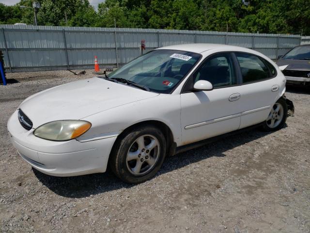 1FAFP55U71G257718 - 2001 FORD TAURUS 4D SES WHITE photo 1