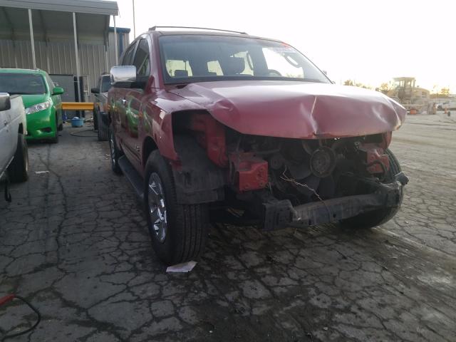 5N1BA08A87N722604 - 2007 NISSAN ARMADA SE MAROON photo 1